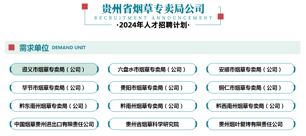 中国烟草2024秋招报名入口及招聘全解析