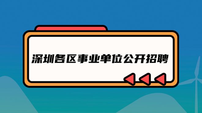 深圳南山区事业单位招聘，人才与机遇的交汇之地