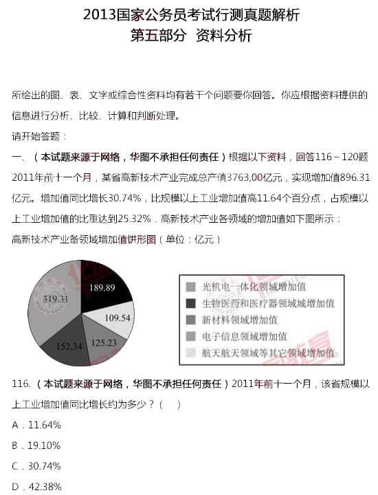 国考资料答案