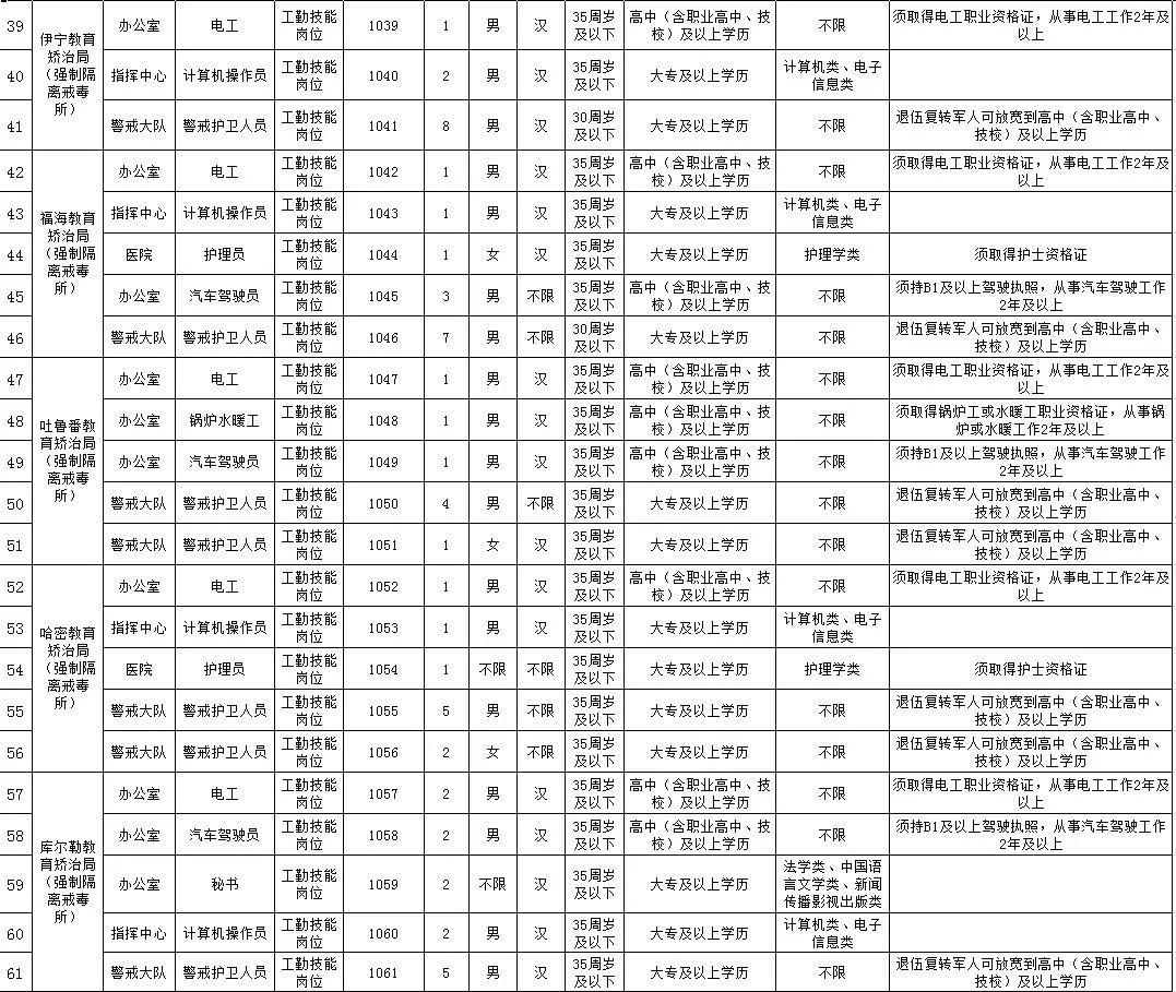 新疆事业单位职位表概览及展望（2024年）