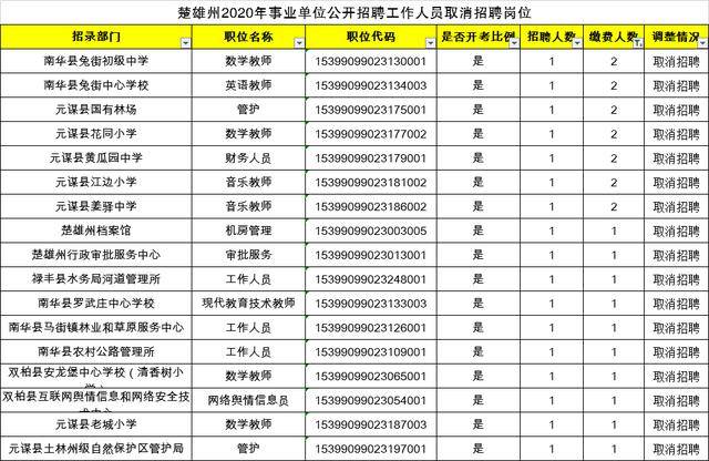 楚雄事业单位招聘2024岗位概览及分析报告