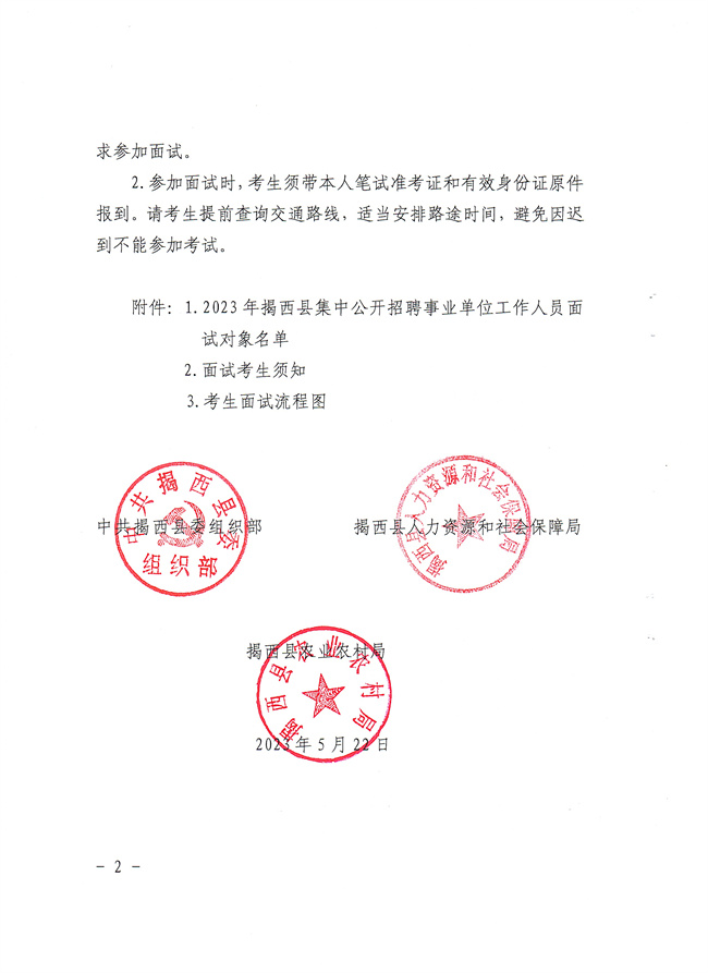 揭阳事业单位面试公告全面解析